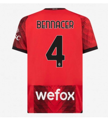 AC Milan Ismael Bennacer #4 Hemmatröja 2023-24 Kortärmad